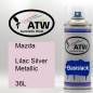 Preview: Mazda, Lilac Silver Metallic, 36L: 400ml Sprühdose, von ATW Autoteile West.